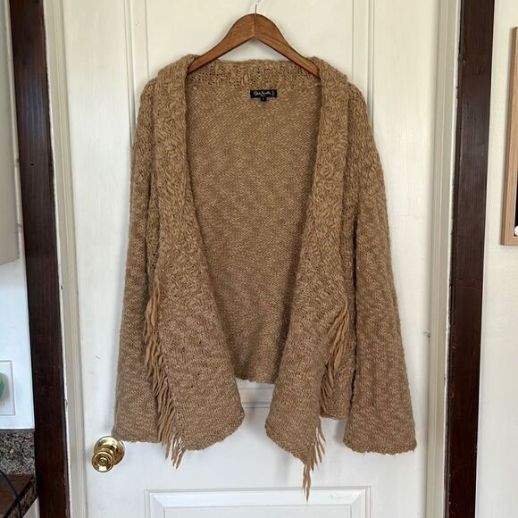 Bell sleeve fringe cardigan - Picture 1 of 5